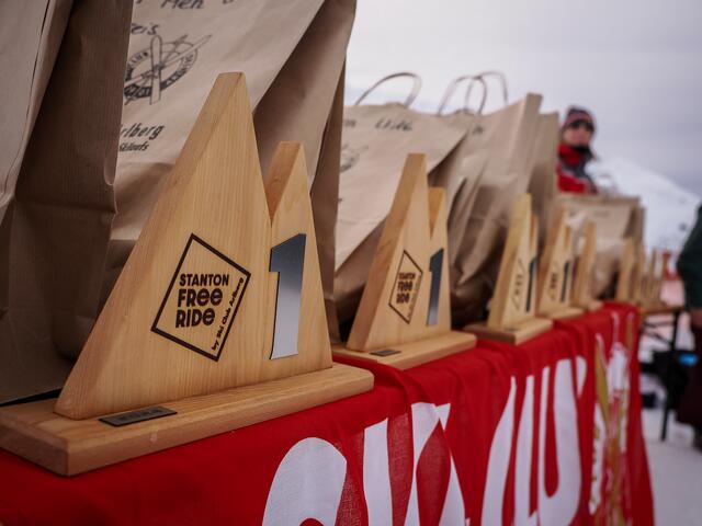 Die Sieger wurden auch belohnt. | Foto: Ski Club Arlberg / Jakub Sedivy