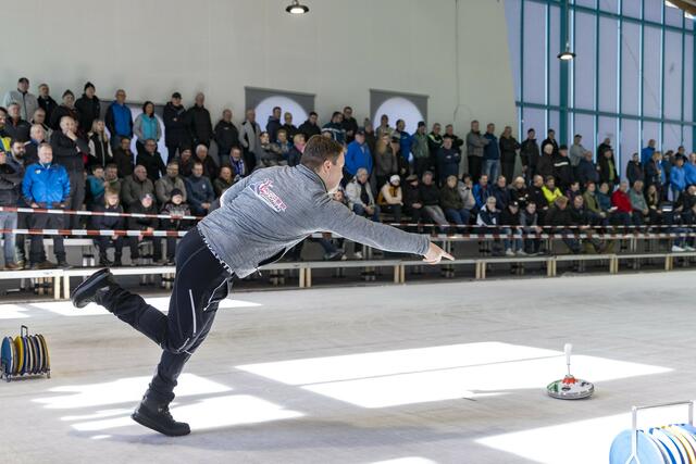 Volle Action bei der 82. Herren-Staatsmeisterschaft (Spieler des ESV Union Ladler Wang) | Foto: Fabian Bleier (BÖE)