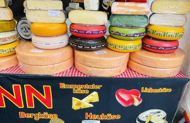 Auch Käse darf am Fastenmarkt nicht fehlen. | Foto: Kogler