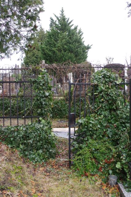 Verwunschenen Grab mit vom Efeu bewachsenem Türchen | Foto: Zuzana Kobesova 2024