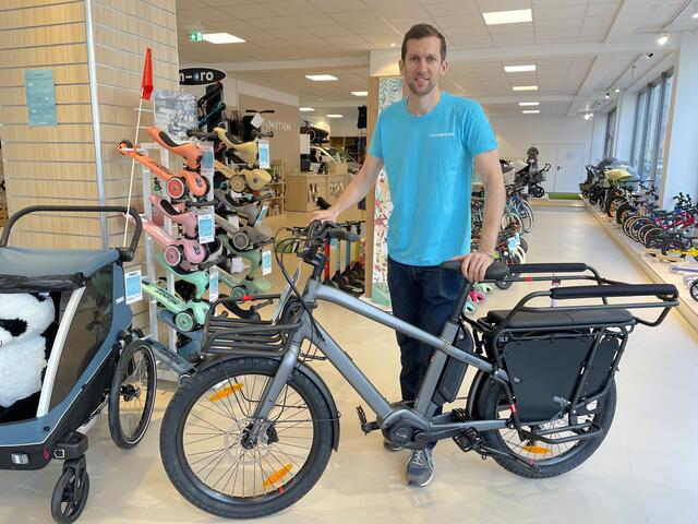"MiniMotion" und Matthias Paseka sind auch erster Ansprechpartner beim Thema Lastenräder. | Foto: Michael J. Payer