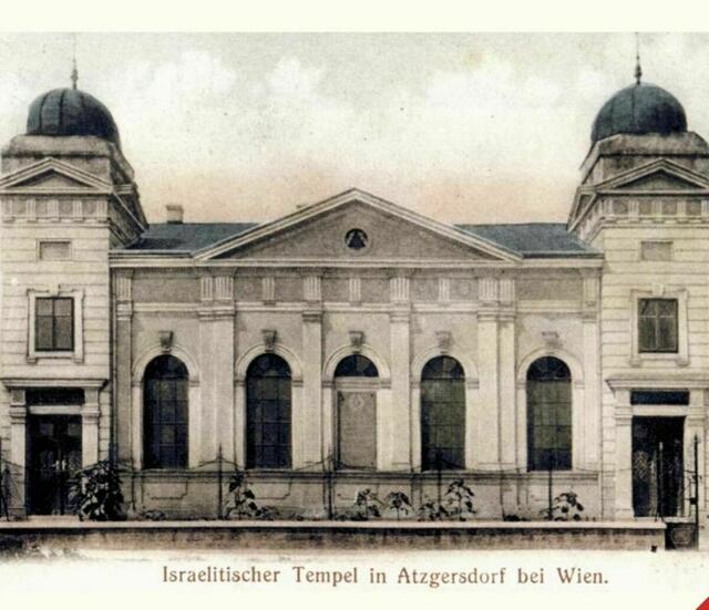 Ein Bild von der ehemaligen Synagoge Atzgersdorf. | Foto: Gerald Netzl