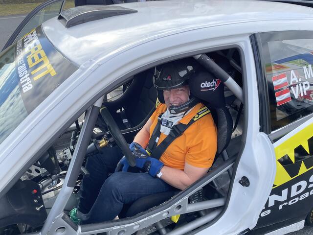 Der mehrfache ehemalige Rallye-Staatsmeister Achim Mörtl auf der Teststrecke des ÖAMTC-Fahrtechnikzentrum Lang-Lebring. | Foto: RMS
