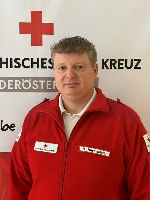 Herbert Haselsteiner Bezirksstelle Amstetten, Bezirksstellengeschäftsführer, Bezirksstellenkommandant | Foto: RK/Haselsteiner