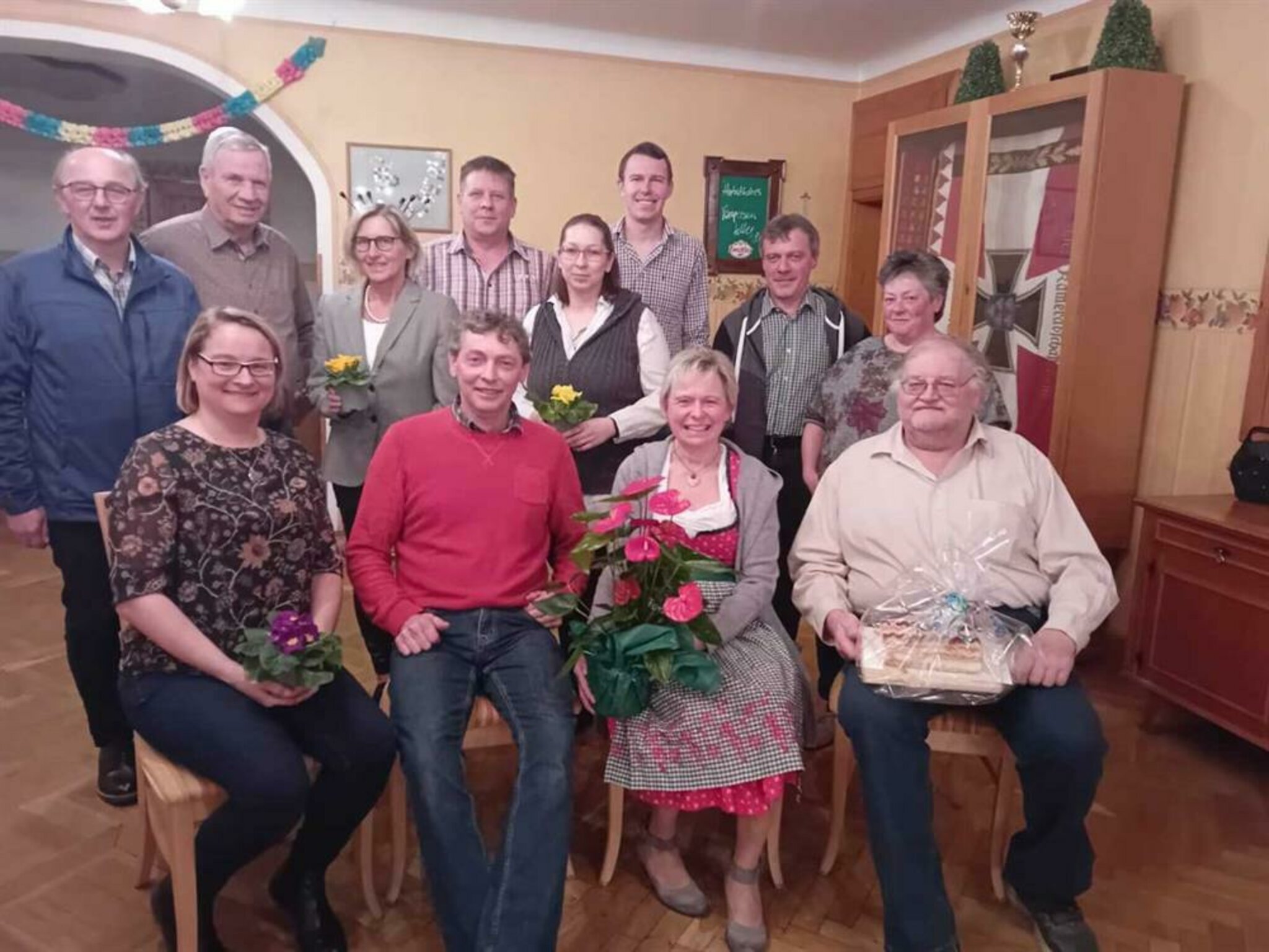 Bauernbund Gemeinde Neustift Innermanzing Amtsübergabe an Maria Scharl