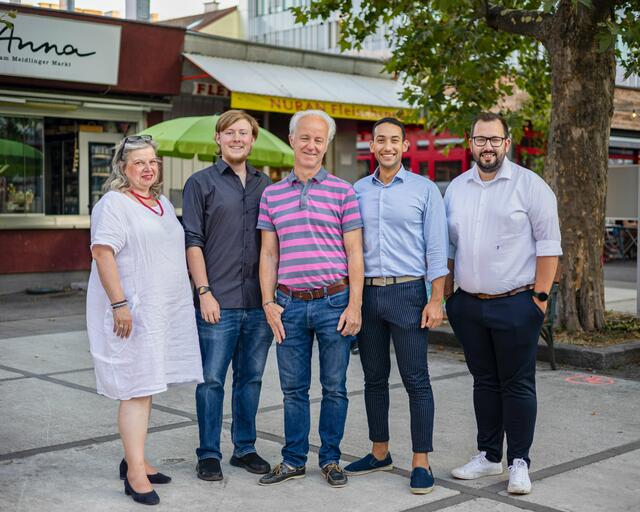 Das Neos-Team hofft auf gute Ideen für die Niederhofstraße. | Foto: Neos 12