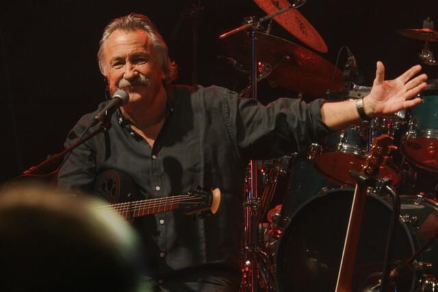 Gert Steinbäcker beim Konzert in der Grazer Stadthalle  im Dezember 2022. | Foto: ORF