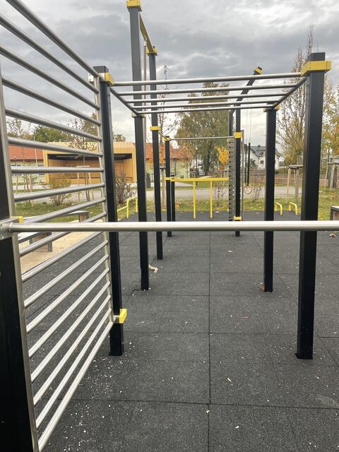 Der Calisthenics-Park in Obertrum. | Foto: Emanuel Hasenauer
