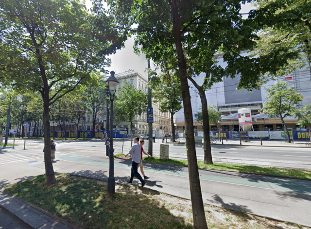 Aufgrund eines Gleisschadens im Bereich Kärntner Ring 5–7 müssen einige Linien im Ring-Bereich umgeleitet werden.  | Foto: Screenshot Google Maps