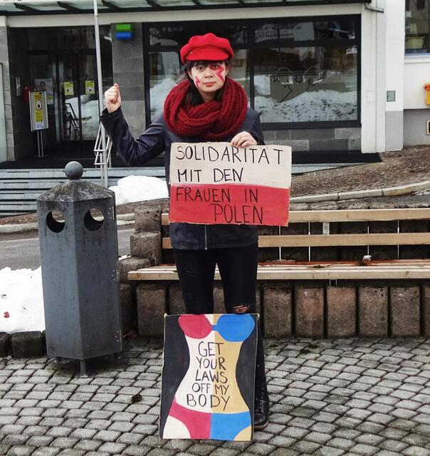 Die junge Vilserin hat viele Anliegen und geht für diese auch auf die Straße. | Foto: privat/Derbach