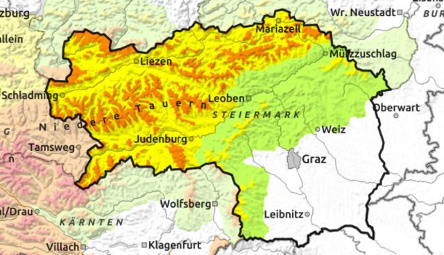Auszug Lawinengefahr.  | Foto: www.lawine-steiermark.at