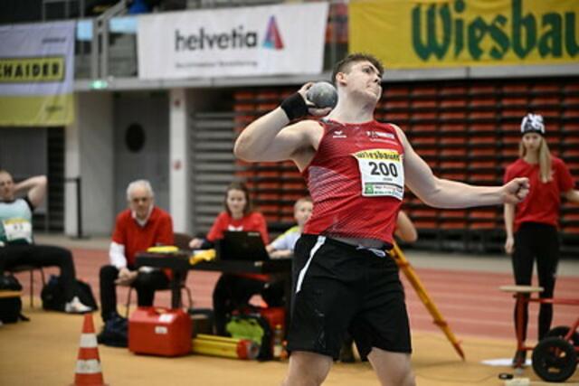Leonhard Jäger holte bei der ÖM in Linz den zweiten Platz und damit den Vize-Meistertitel. | Foto:  ÖLV / wolf.amri