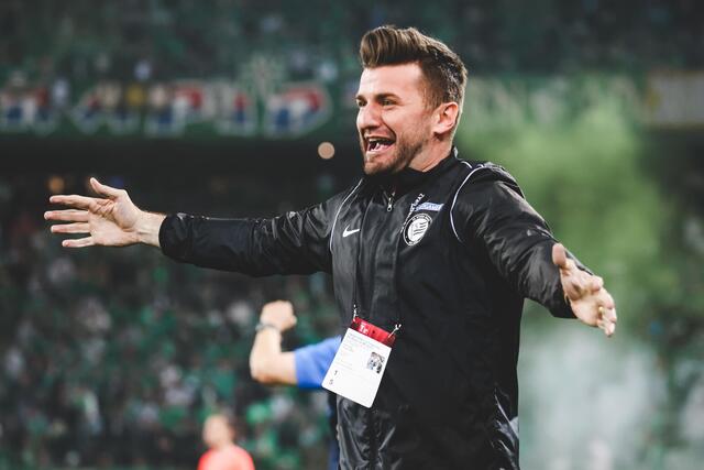 Ob aktiv oder passiv: "Ich bin immer gern am Fußballplatz", erklärt der Stadionsprecher des SK Sturm. | Foto: GEPA