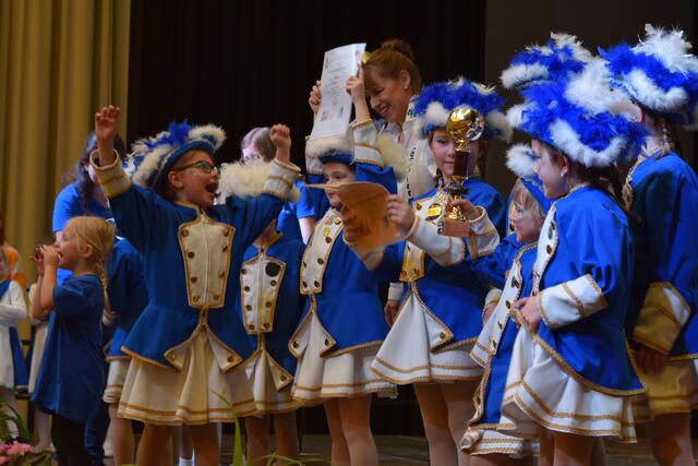 Die Minis der Faschingsgarde Krieglach holten sich den Heimsieg. | Foto: Selina Duran