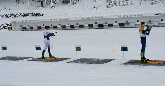 Am Schießstand in Pokljuka. | Foto: Sportunion Rosenbach