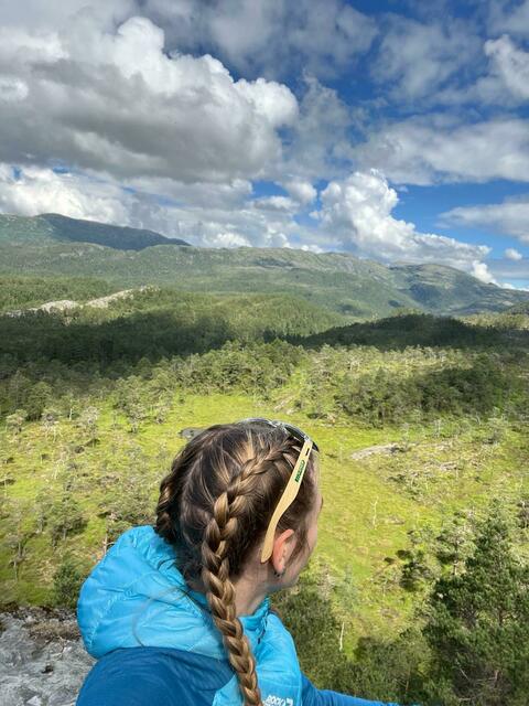 Die Schülerin zeigte sich von der Weite und der Schönheit der norwegischen Landschaft beeindruckt.  | Foto: Hanna Egerdacher