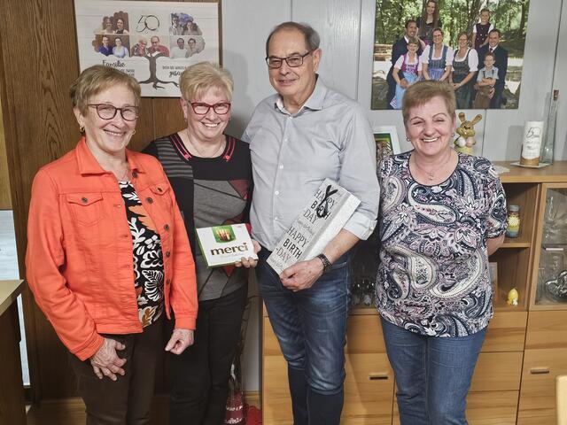 Inge Kapeller, Anni und Johann Echsel sowie Gerti Maier (v.l.) | Foto: Pensionistenverband Vitis