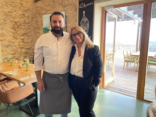 Küchenchef Ali mit seiner Chefin Beatrix | Foto: Brigitte Gady