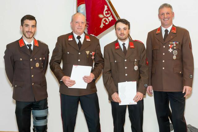 Patrik Pfurtscheller (v.l.), Wolfgang Oberkofler, Lukas Stocker und Andreas Stocker. | Foto: Brunner Images