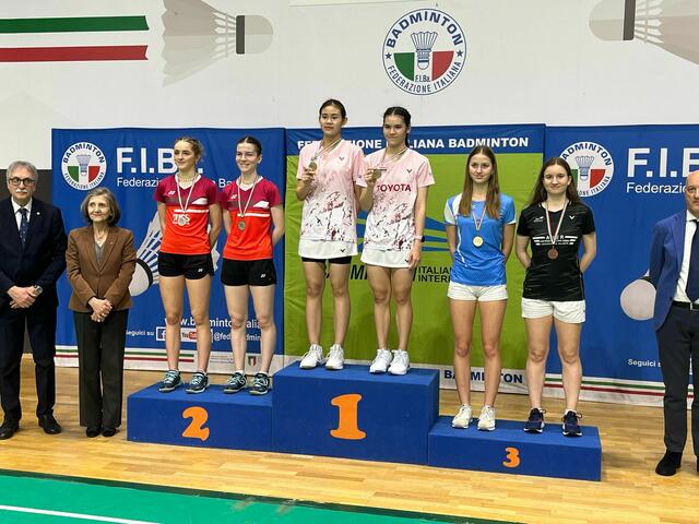 Beim Juniorenturnier in Mailand ging die Bronzemedaille nach Graz.  | Foto: Steirischer Badminton Verband
