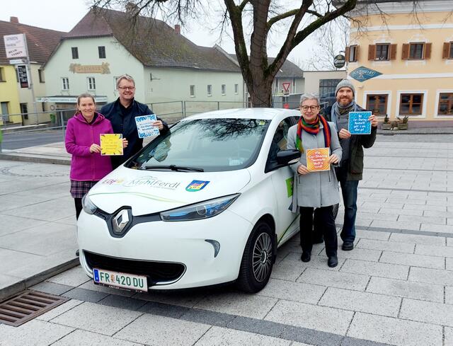 Sonja Steininger-Schönauer, Andreas Schönauer, Karin Paar und Markus Barth (v.l.). | Foto: Energie Neumarkt 