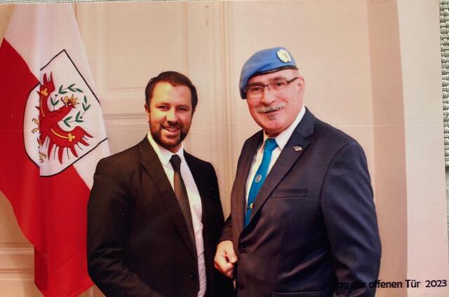 Landesrat Georg Dornauer | Foto: Gerhard F. Dujmovits Austrian Soldier of Peace