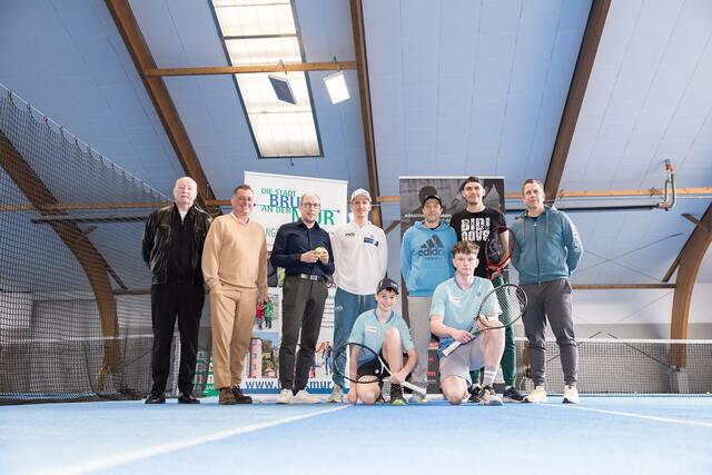 Der Grundstein für ein überregionales Tenniszentrum wurde gelegt. Künftig sollen daraus künftige Profispieler herauswachsen. | Foto: Martin Meieregger