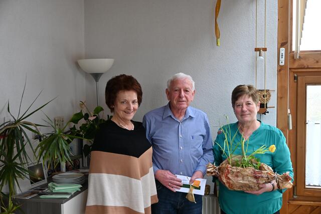 Am Bild von links: Bgm. Ludmilla Etzenberger, Erich &amp; Johanna Hagmann | Foto: Stadtgemeinde Gföhl