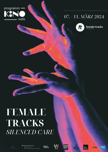 Festivalplakat FemaleTracks2024 | Foto: Programmkino Wels