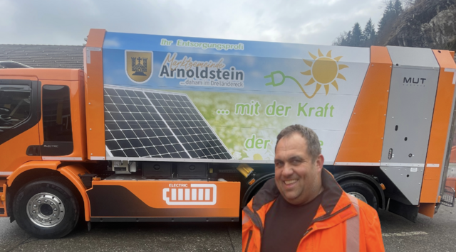 Alfred Hicks wird das E-Müllauto als einer von drei Lenkern fahren. | Foto: MeinBezirk.at