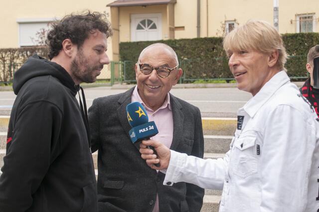 v.l: Marcello Demner, Mariusz Jan Demner, Dominic Heinzl