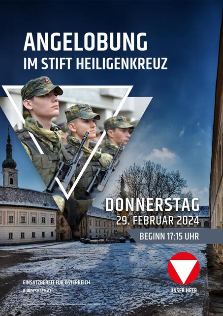 Angelobung im Stift Heiligenkreuz. | Foto: z.V.g.