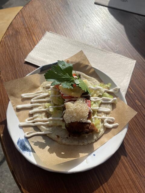 Schweinsbraten-Taco | Foto: Philipp Scheiber