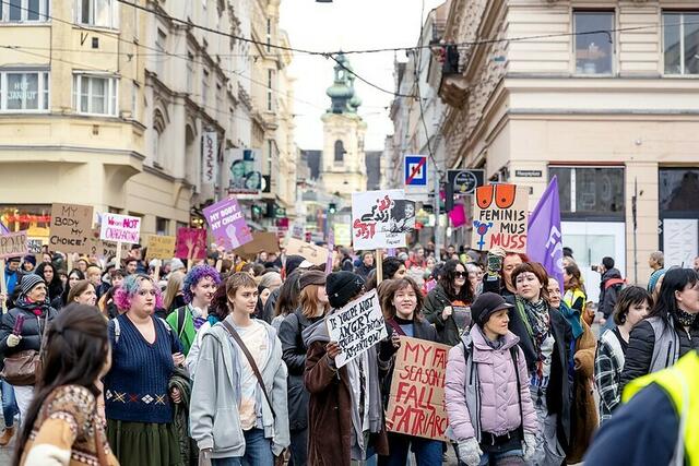Beide Bündnisse setzen sich für Frauen- sowie LGBTQIA+ -Rechte ein und organisieren heuer gemeinsam die Demo zum Internationalen Frauentag. | Foto: Violetta Wakolbinger