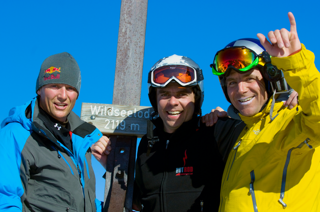 Auch Dahron Rahlves (re.) war da... | Foto: Toni Niederwieser