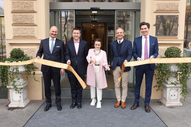 Das Hotel empfängt nun als "Anantara Palais Hansen Vienna Hotel" offiziell neue Gäste. Bisher wurde es von der Luxushotelgruppe "Kempinski" betrieben. | Foto: Anantara Palais Hansen Vienna Hotel / Katharina Schiffl