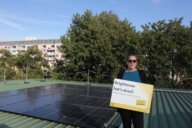 Unter dem Motto "Brigittenau hat's drauf" wird im Bezirk die Wiener Solarstrom-Offensive vorangetrieben. | Foto: MA20/Alex Sahan
