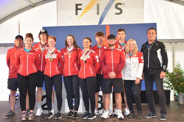 Insgesamt zwölf Medaillen eroberte das Team Österreich bei der Junioren-WM 2023 in Rettenbach. | Foto: Michael Strini