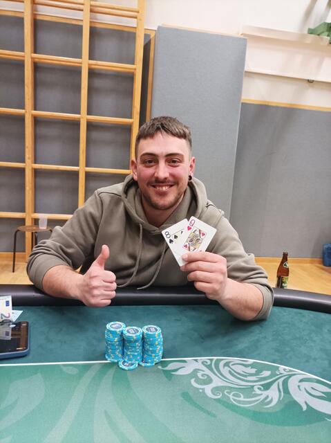 Stefan Semmelmeyer gewann das Pokerturnier in Mittergrabern. | Foto: arbes