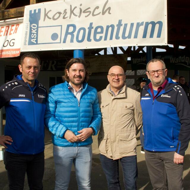 Obmann Roman Takacs, LAbg. Hans Unger, Hans Jörg Huck und ObStv. Herbert Pfeiffer. | Foto: Peter Seper