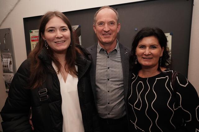 Valentina, Heinz und Maria Knauder, Bürgermeisterin von St. Andrä. | Foto: MeinBezirk.at