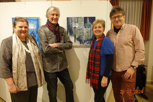 Ilse Heistinger, Friedrich Heininger sowie Christine und Helmuth Posch
