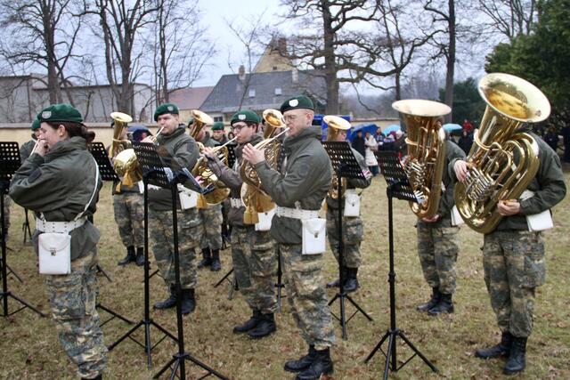 Die Militärmusik Niederösterreich umrahmte den Festakt vom Empfangskonzert und Bundeshymne bis zum Zapfenstreich. | Foto: Friedrich Doppelmair