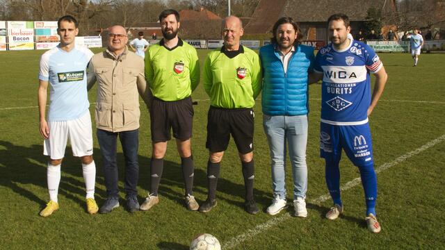 Asmir Selimovic, Hans Jörg Huck, Stefan Dinic, Tihomir Kuzat, LAbg. Hans Unger und Patrick Kraller. | Foto: Peter Seper