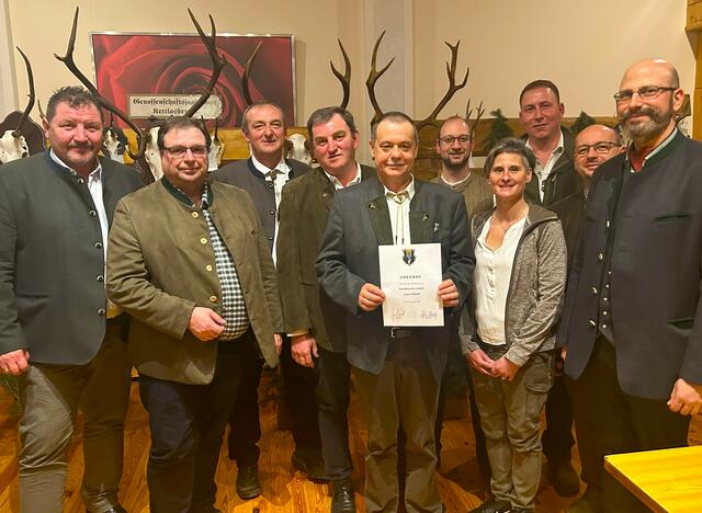Josef Kohzina, Herwig Krammer, Josef Wiesinger, Adi Graf, Josef Stöger, Rainer Dorn, Beate Bauer, Daniel Kohzina, Dieter Graf, Andreas Berger. | Foto: Christine Kohzina 