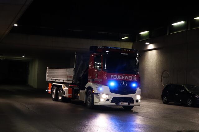 Das WLFK kam mit Sirene und Blaulicht angefahren. | Foto: Celina Leitner