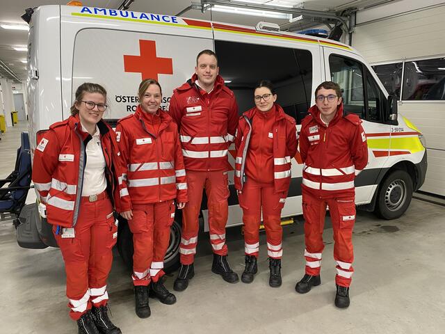 Nina Weilharter, Angelika Weiler, Alexander Springinsfeld, Magdalena Schulz und Julian Stampf. | Foto: RK Korneuburg