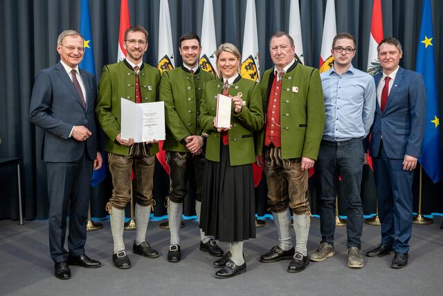 Einen Primus-Preis erhielt die Musikkapelle Weißenkirchen im Attergau.  | Foto: Land OÖ/Peter Mayr
