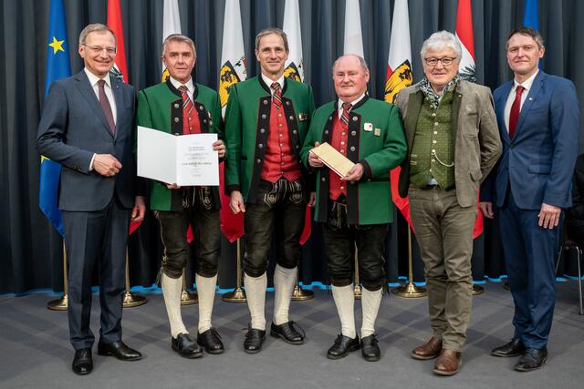 Der Musikverein Puchkirchen am Trattberg erhielt einen Con-Bravura-Preis. | Foto: Land OÖ/Peter Mayr