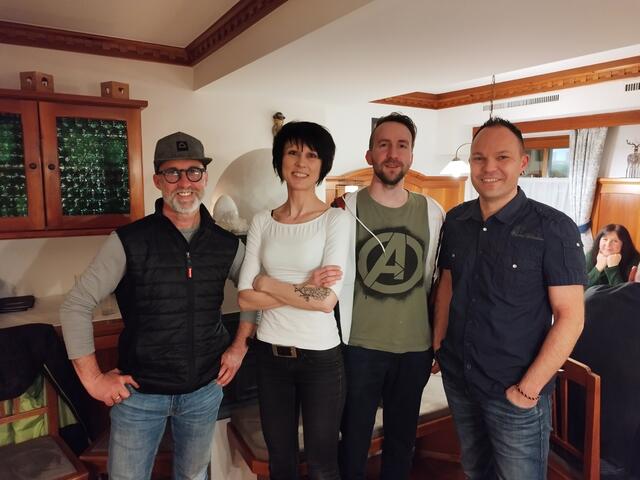 Der Vorstand v.l.: Emil Wachter, Manuela Santa, Christian Wörle und Klaus Feistmantel.